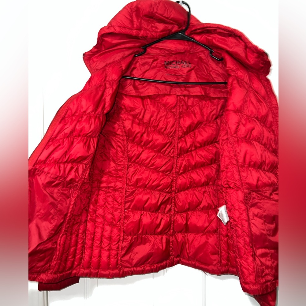 Michael Kors womens puffer down jacket size Medium - Picture 6 of 9